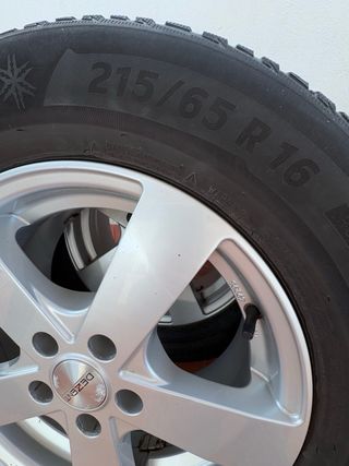 Llantas con neumáticos Michelin R16