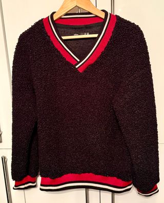 Lote 4 jerséis tipo borrego de mujer