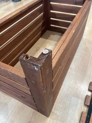 Cajón Baúl Exterior Madera Ikea 80x41x44 cm