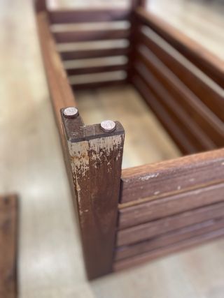 Cajón Baúl Exterior Madera Ikea 80x41x44 cm