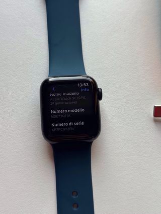 Apple Watch SE 2ª gen 40mm GPS Blu