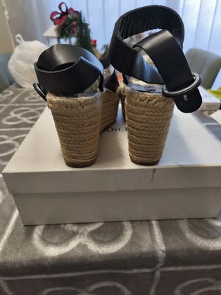 Sandalias Uterqüe Plataforma Negras