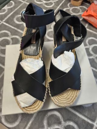 Sandalias Uterqüe Plataforma Negras