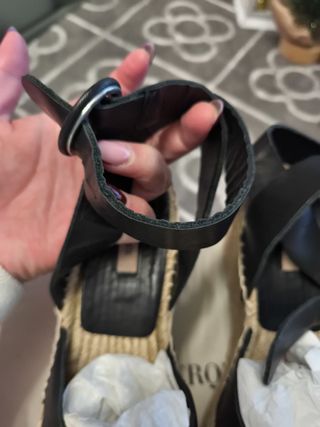 Sandalias Uterqüe Plataforma Negras