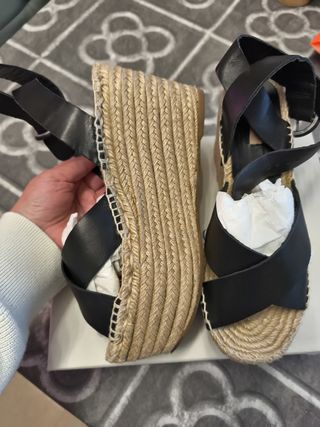 Sandalias Uterqüe Plataforma Negras