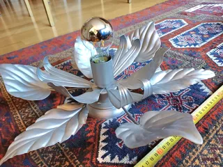 Lámpara Floral  metal  bombilla led Efecto Sombra