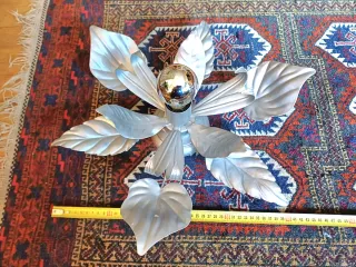 Lámpara Floral  metal  bombilla led Efecto Sombra