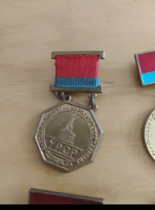 Medallas de Unión Soviética.