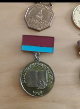 Medallas de Unión Soviética.