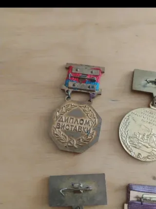 Medallas de Unión Soviética.