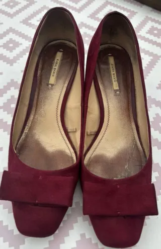 Zapatos de tacón morados