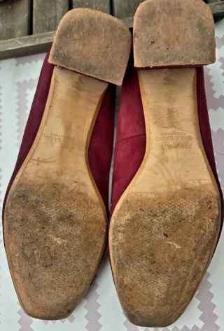 Zapatos de tacón morados