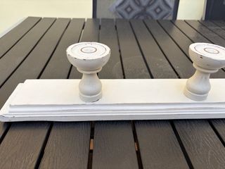 Perchero de madera artesanal