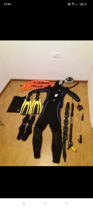 Equipo de buceo completo