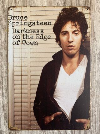 Cartel Metálico Bruce Springsteen
