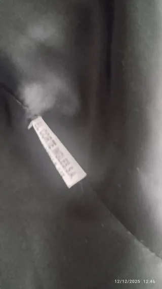 Abrigo lana ANTEA negro talla M