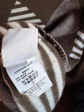 Jersey PG rombos lana marrón Talla M