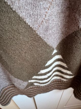 Jersey PG rombos lana marrón Talla M