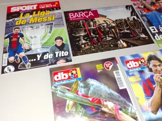 5 revistas fc barcelona messi champions don balon