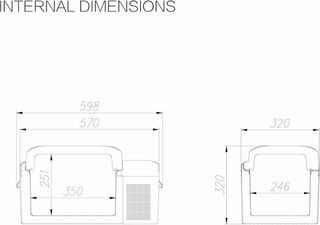 Nevera Portátil ICE CUBE 20L Compresor