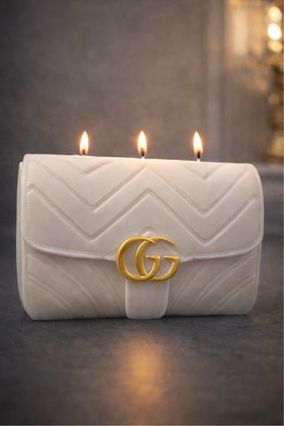 Candela Lusso Gucci Bag White Gold