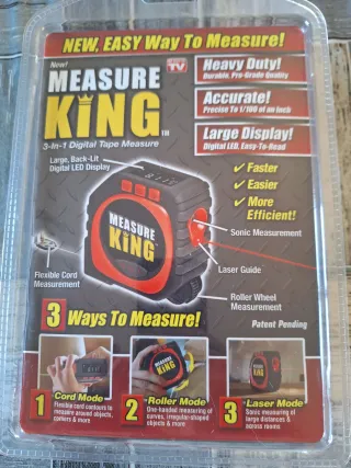 Cinta Métrica Digital Measure King 3 en 1