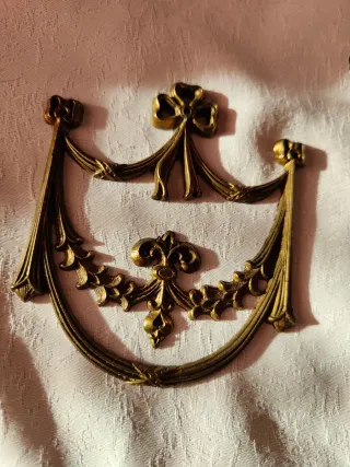 Fregio decorativo ottone dorato