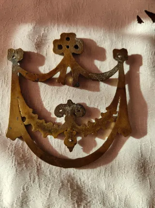 Fregio decorativo ottone dorato