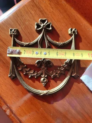 Fregio decorativo ottone dorato