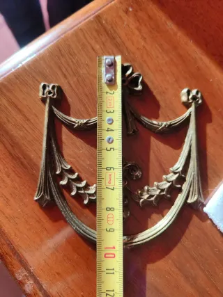 Fregio decorativo ottone dorato