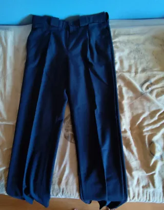 Pantalón de traje azul