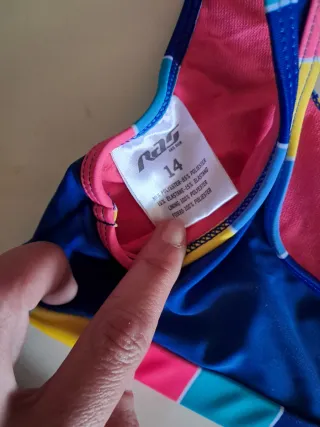 Bikini niña Ras rayas multicolor