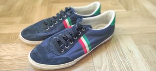 Zapatillas deportivas Ganso azul y verde