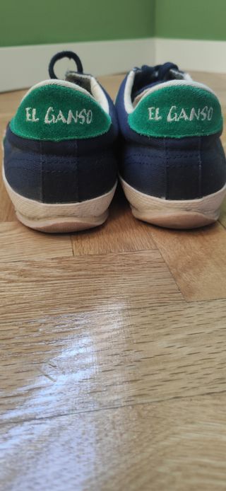 Zapatillas deportivas Ganso azul y verde