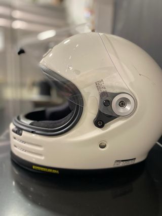 Casco Moto Integral.  Shoei Glamster 06 off white