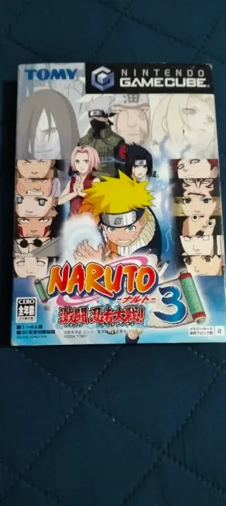 CAPCOM VS SNK 2 Y NARUTO 3 GAMECUBE NTSC JAP
