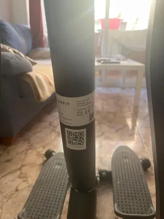 Bicicleta elíptica negra