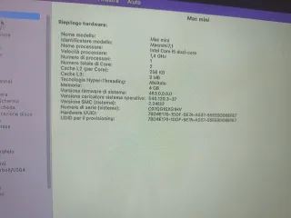 Mac mini Apple 2014 Argento