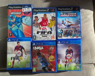 Lote Videojuegos PS1, PS2 y PS4