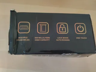 Plancha de vapor vertical portátil