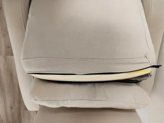 Sillón individual tela beige