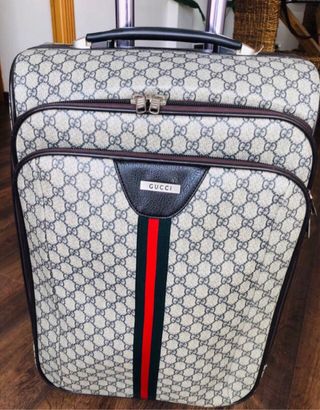 Maleta mediana Gucci beige