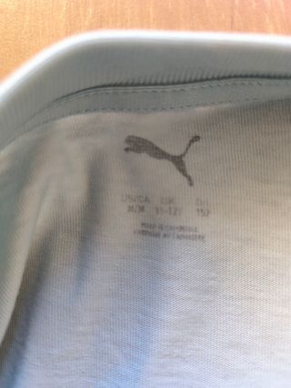 Camiseta Puma Talla 11-12 Azul