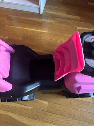 Coche andador infantil rosa