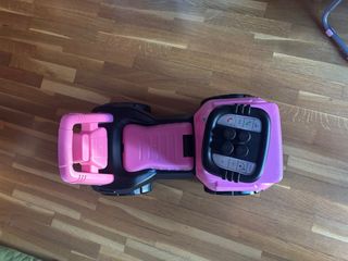 Coche andador infantil rosa