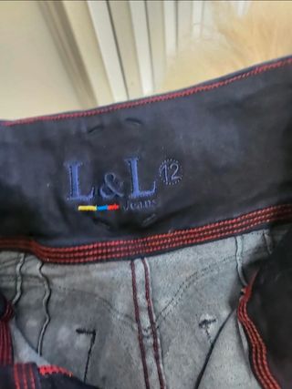 Jeans Colombiani Vita Alta Blu Taglia 12