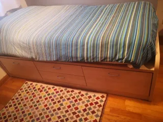 Cama nido con cajones