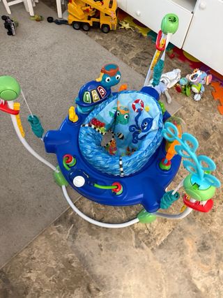Saltador para bebé temática marina