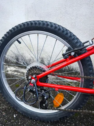 Bicicleta BTWIN Racing boy 320 Roja