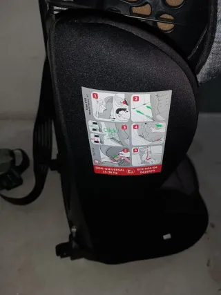 Silla de coche Isofix gris